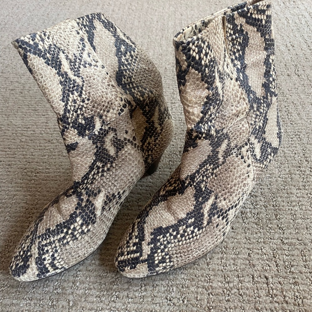 Free people snake skin boot